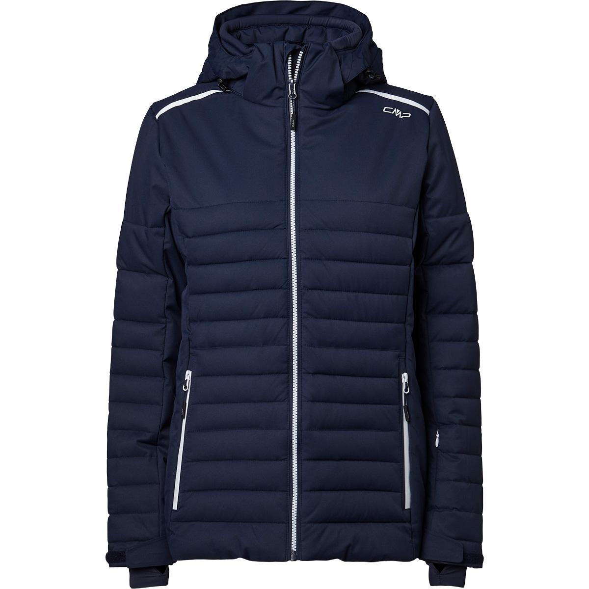 CMP Zip Hood Softshell Skijakke Dame Black Blue