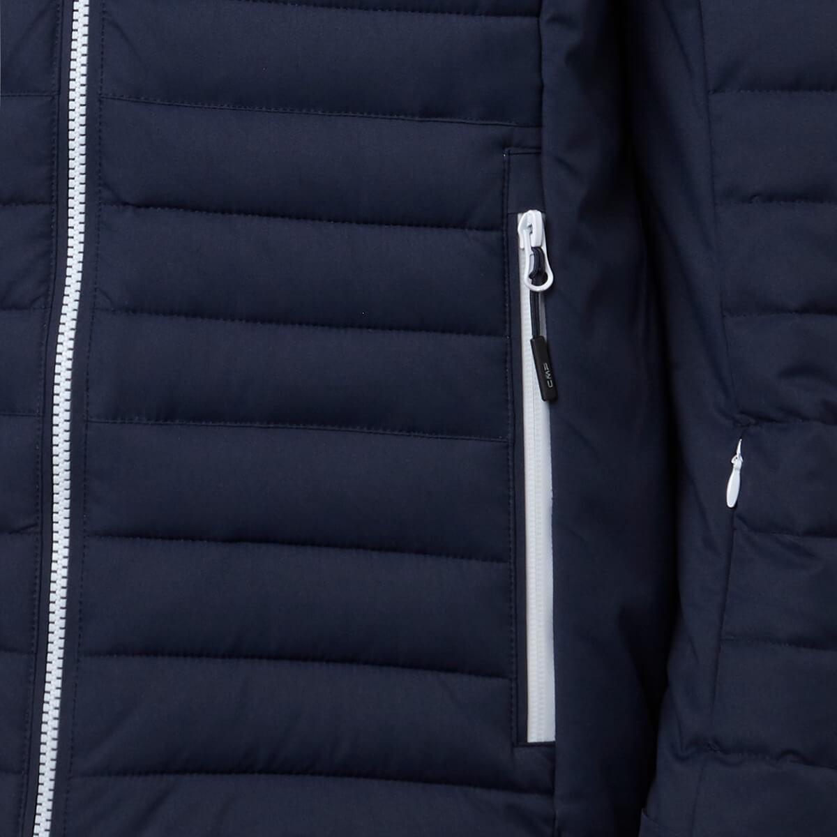 CMP Zip Hood Softshell Skijakke Dame Black Blue