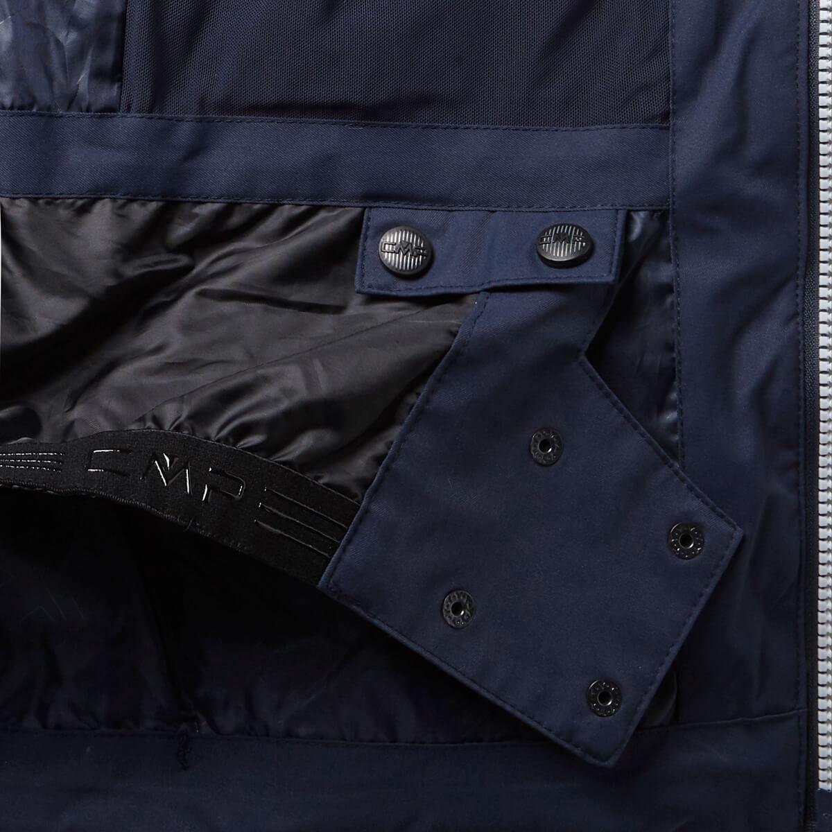 CMP Zip Hood Softshell Skijakke Dame Black Blue