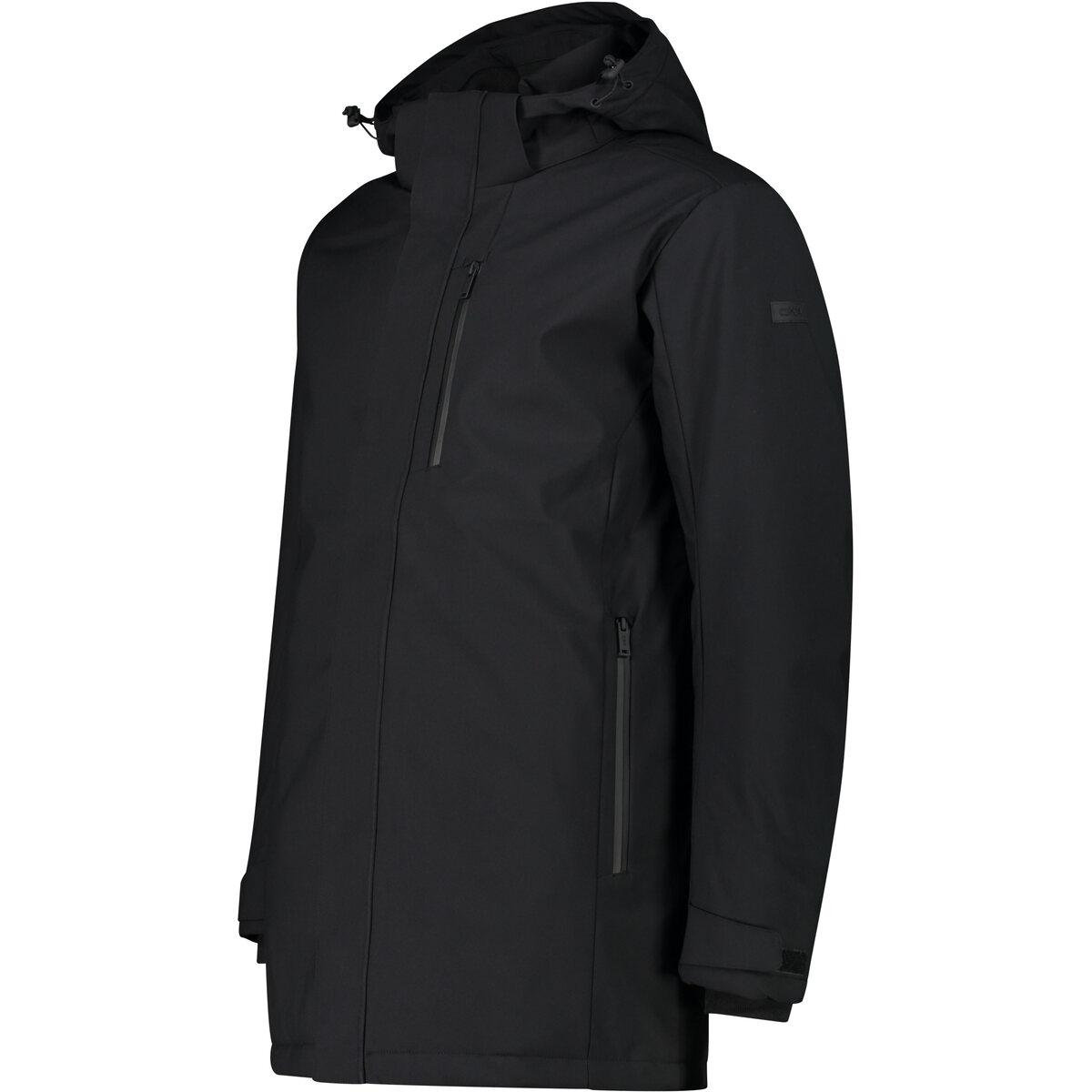 CMP Softshell Parka Jakke Herre Sort