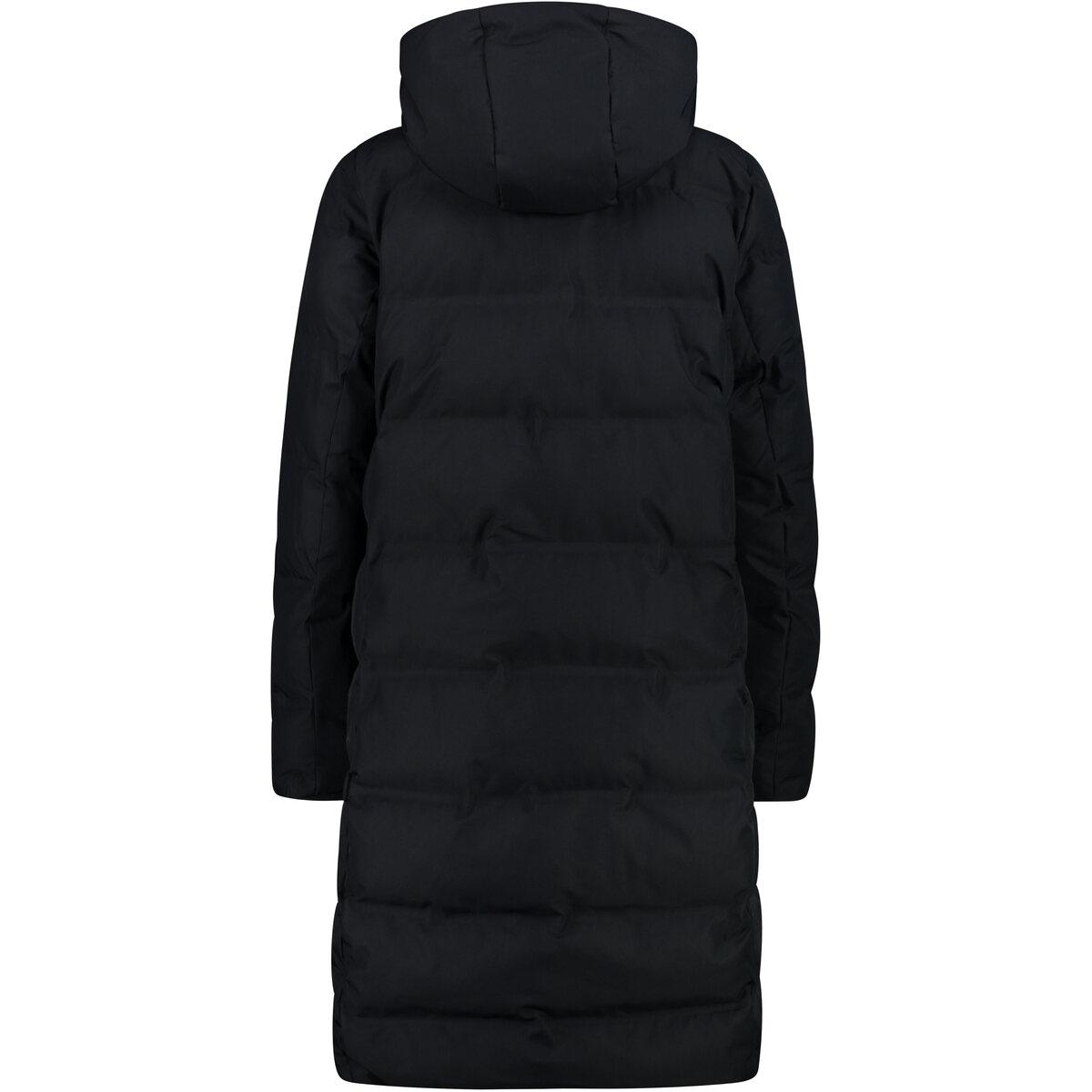 CMP Coat Fix Hood Parka Vinterjakke Dame Nero