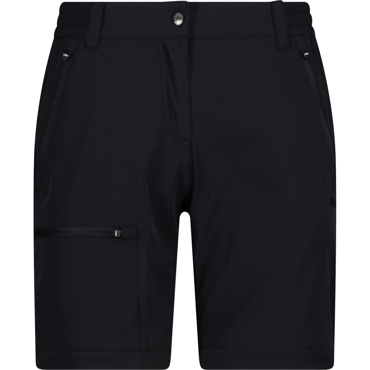CMP Stretch Zip Off Vandrebukser Dame Nero