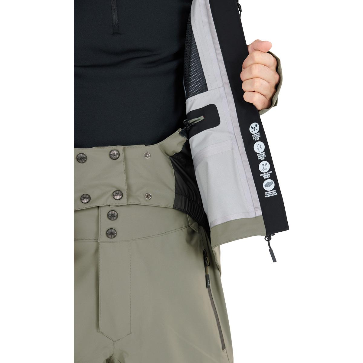 CMP Unlimitech 3-Layer Skijakke Herre Olive
