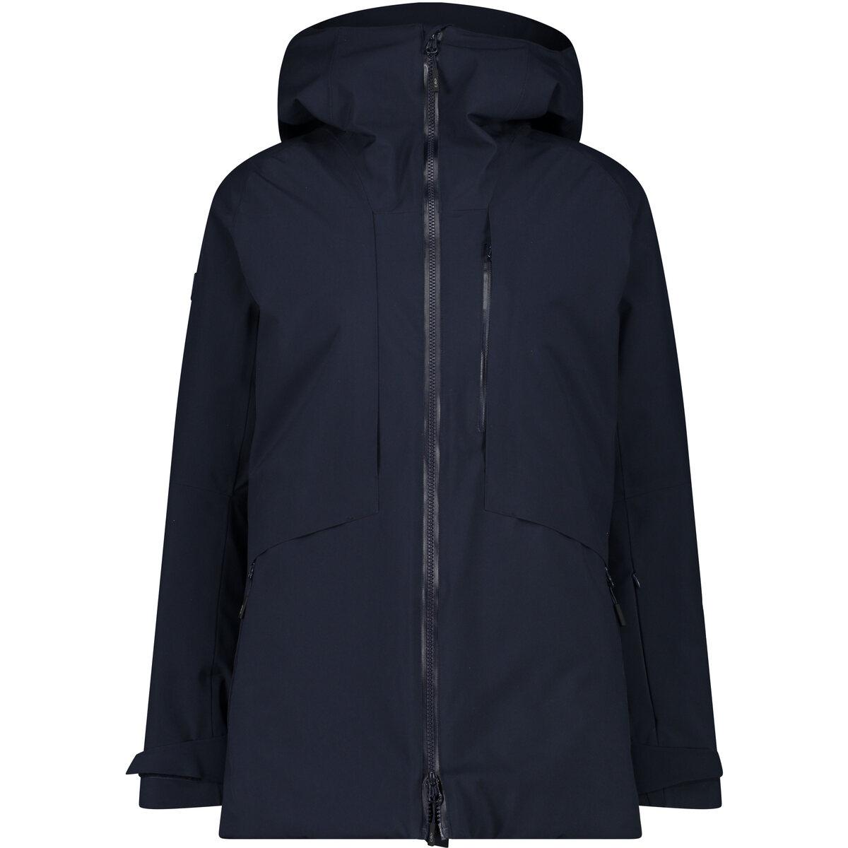 CMP Stretch Loose Fit Skijakke Dame Black Blue