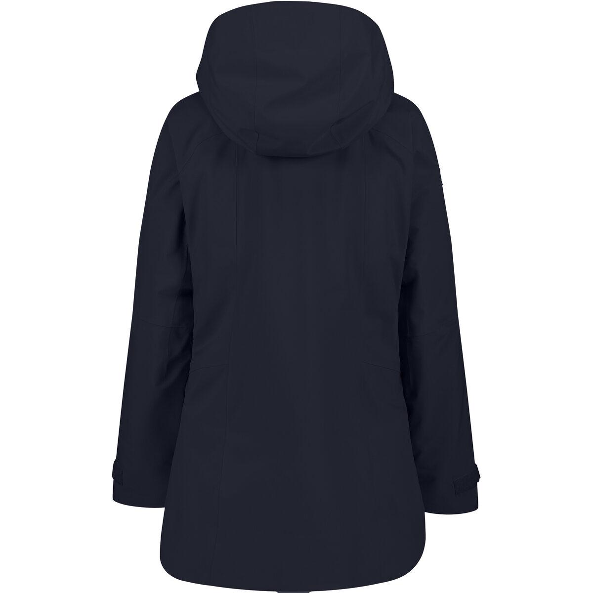 CMP Stretch Loose Fit Skijakke Dame Black Blue