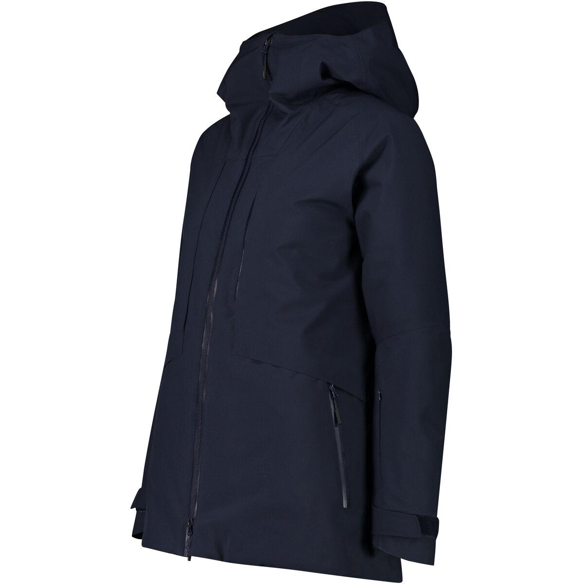 CMP Stretch Loose Fit Skijakke Dame Black Blue