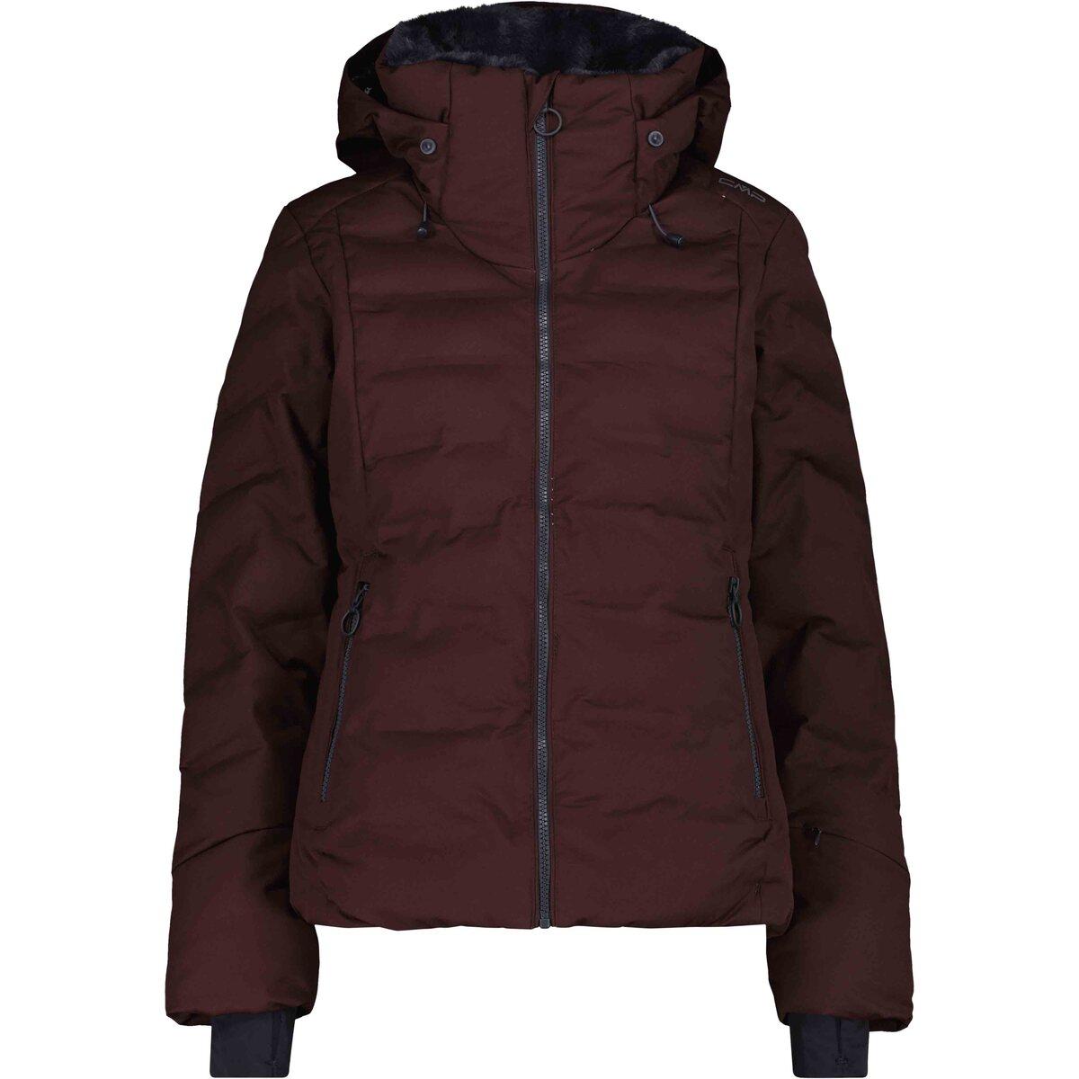 CMP Fix Hood Skijakke Dame Black Berry