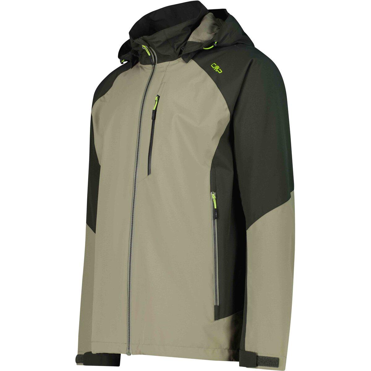 CMP Zip Hood Jakke Herre Sage-Pine