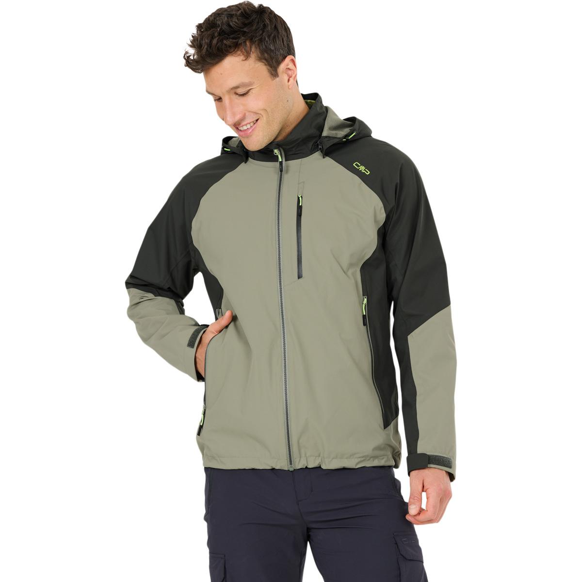 CMP Zip Hood Jakke Herre Sage-Pine