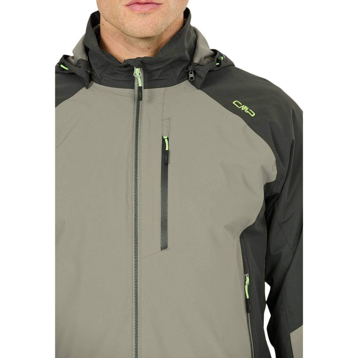 CMP Zip Hood Jakke Herre Sage-Pine