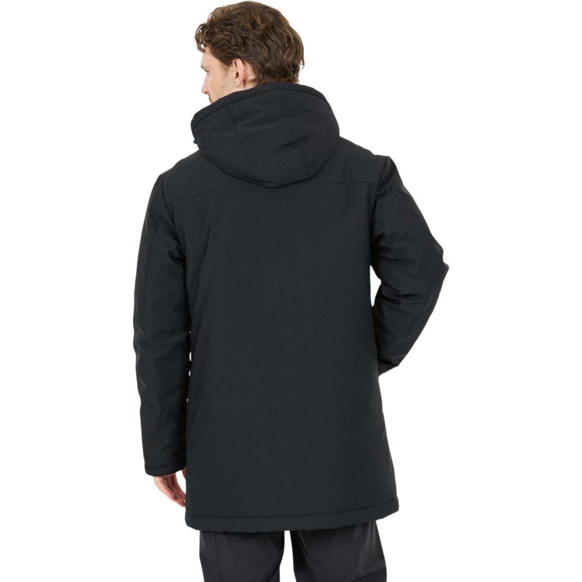 CMP Long Zip Hood Parka Vinterjakke Herre Nero