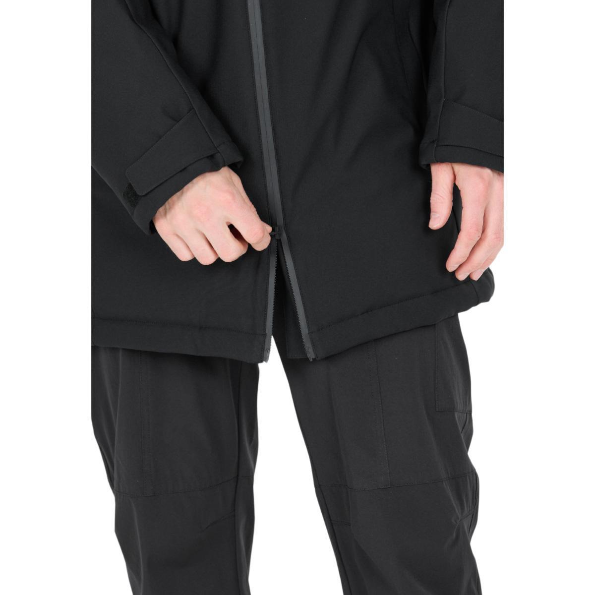 CMP Long Zip Hood Parka Vinterjakke Herre Nero
