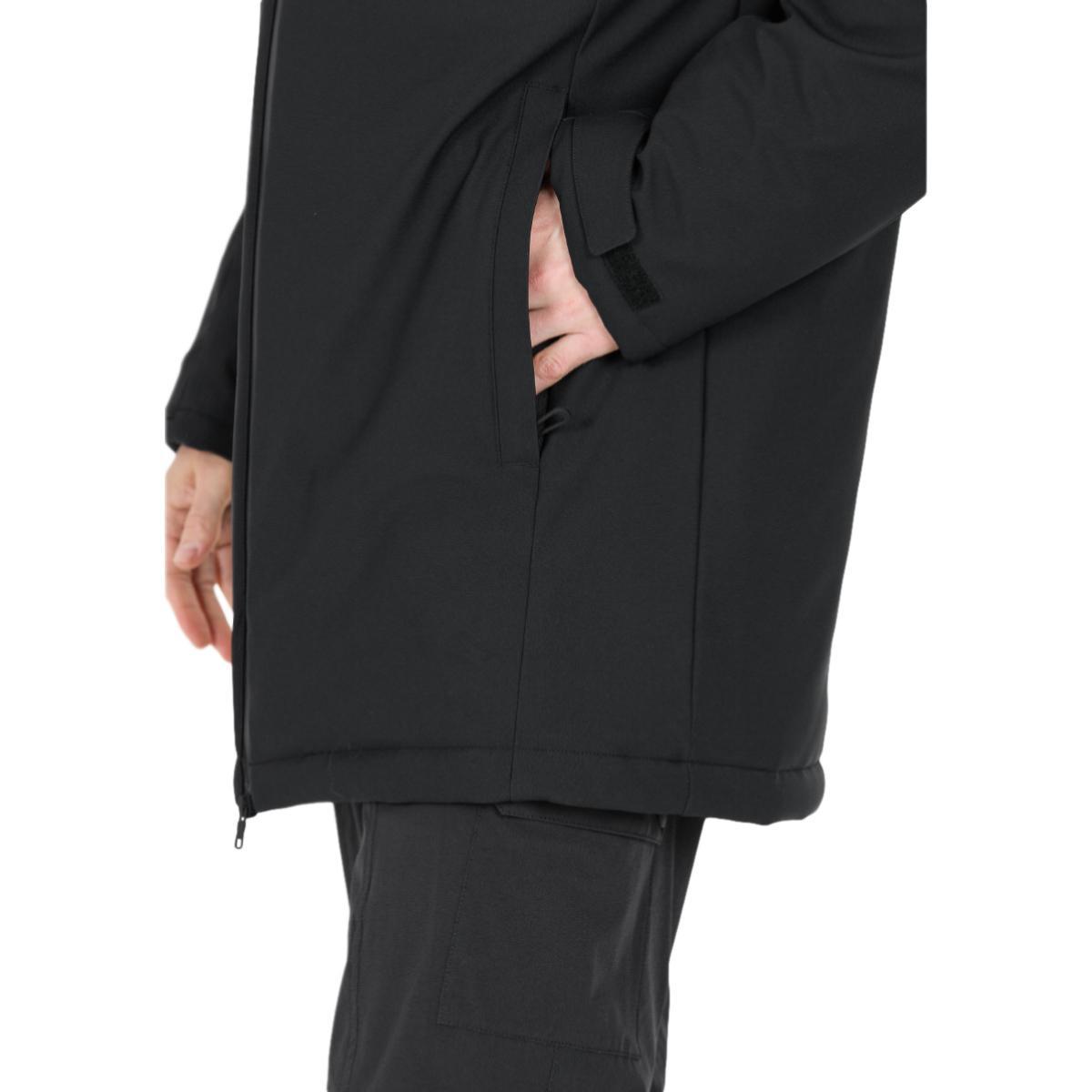 CMP Long Zip Hood Parka Vinterjakke Herre Nero