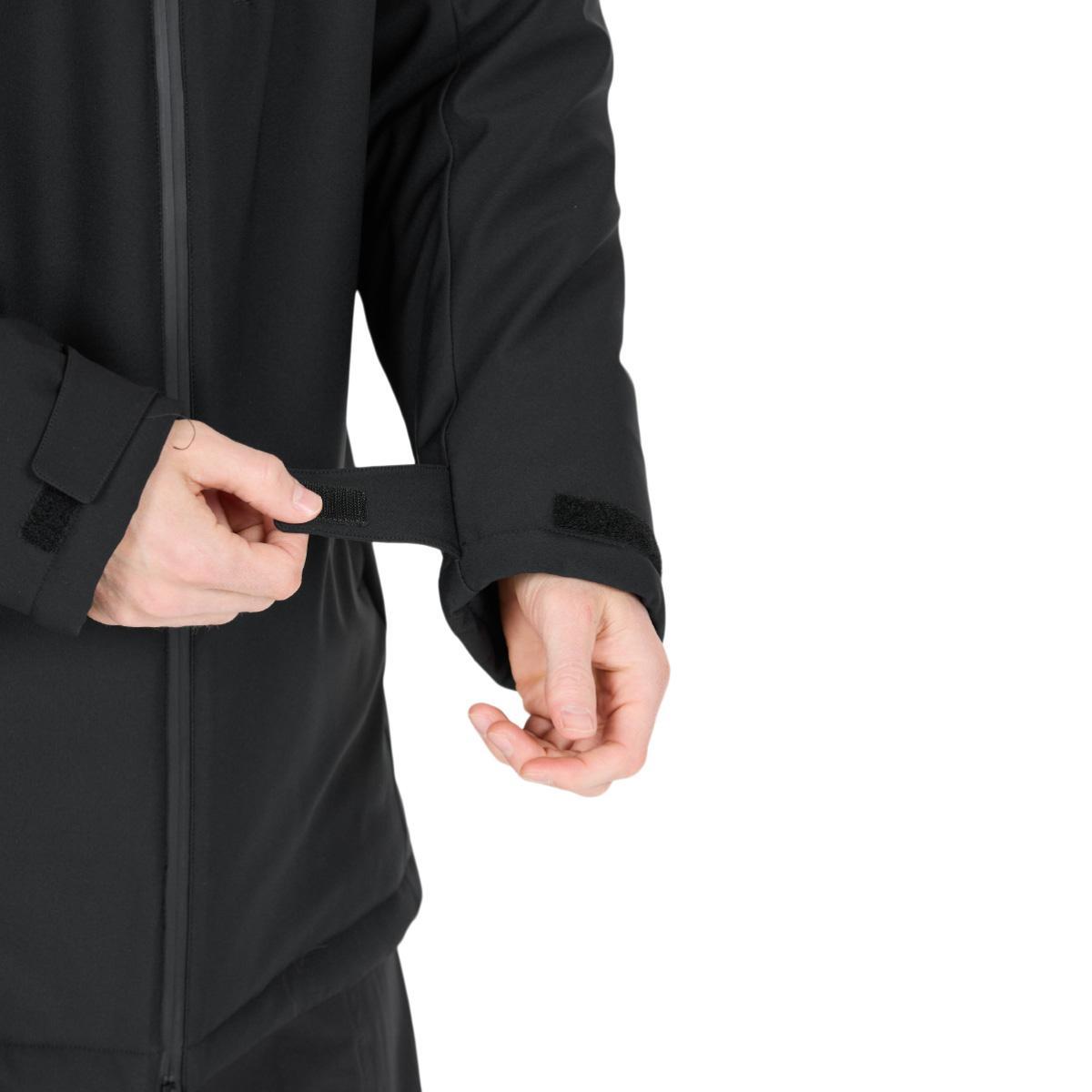 CMP Long Zip Hood Parka Vinterjakke Herre Nero