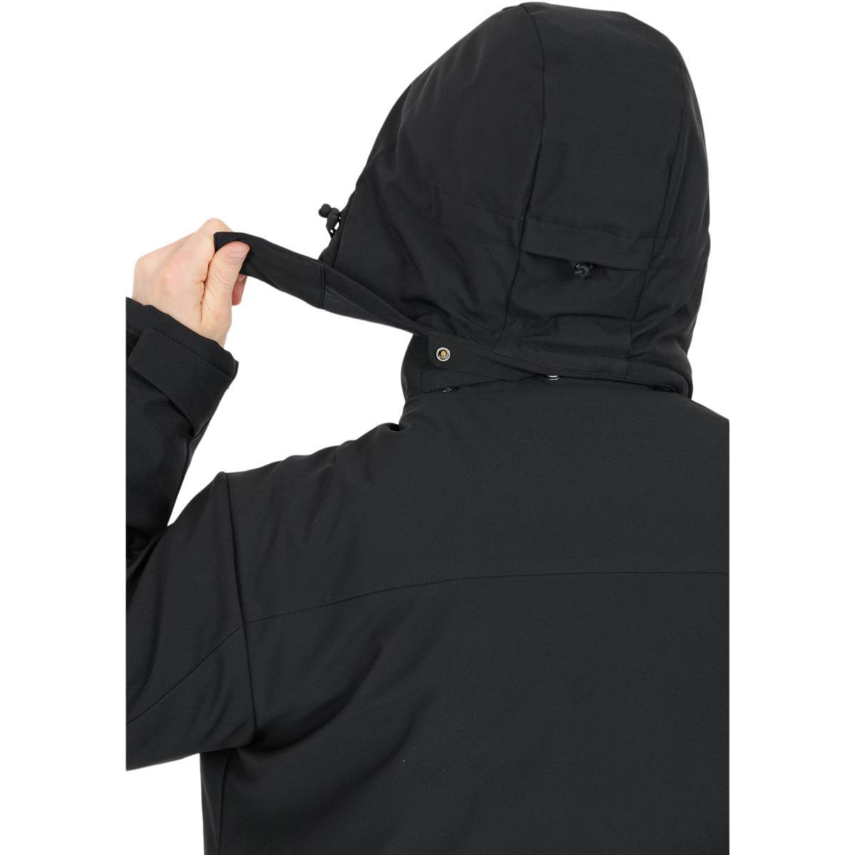 CMP Long Zip Hood Parka Vinterjakke Herre Nero