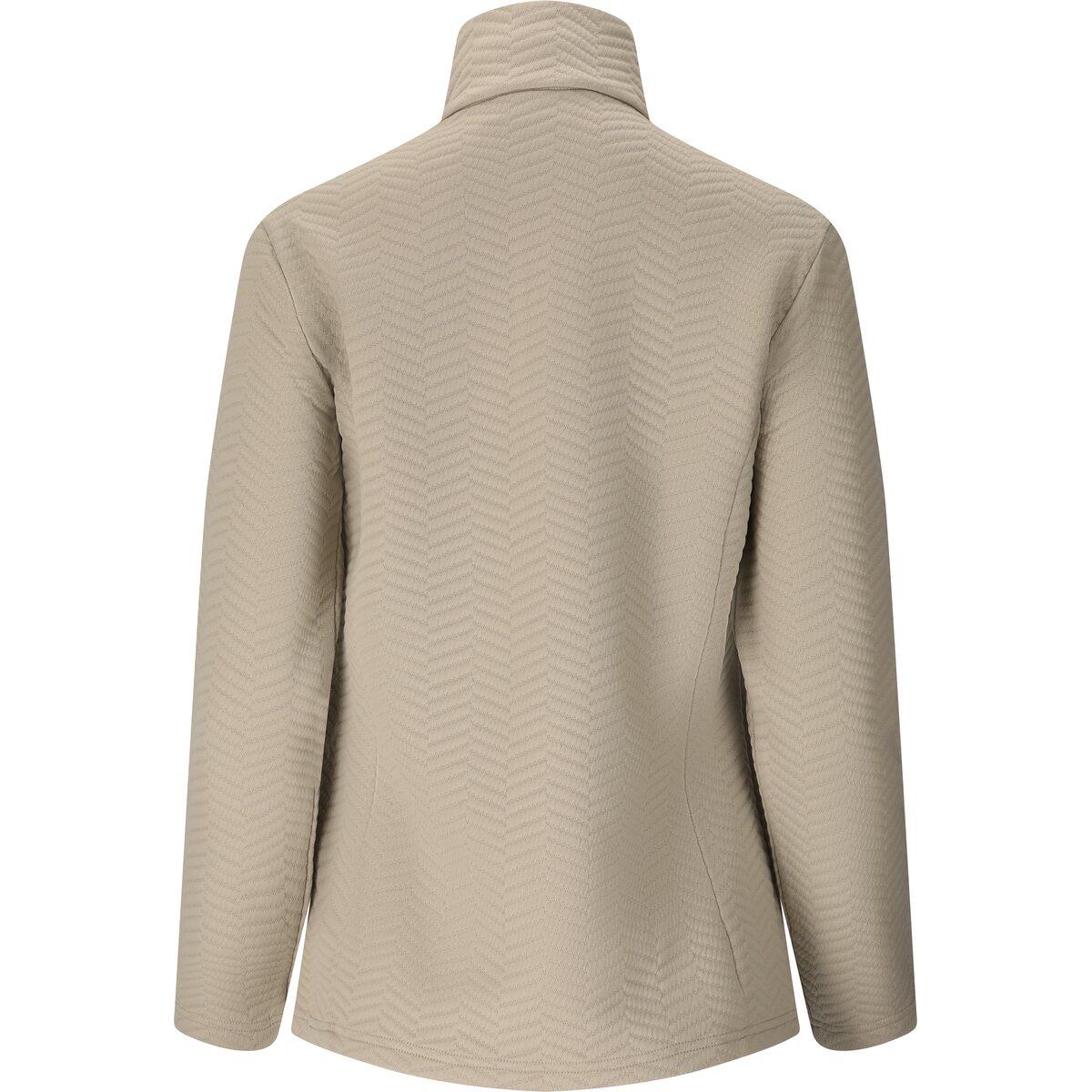 CMP Jacquard Half Zip Midlayer Trøye Dame Kaki
