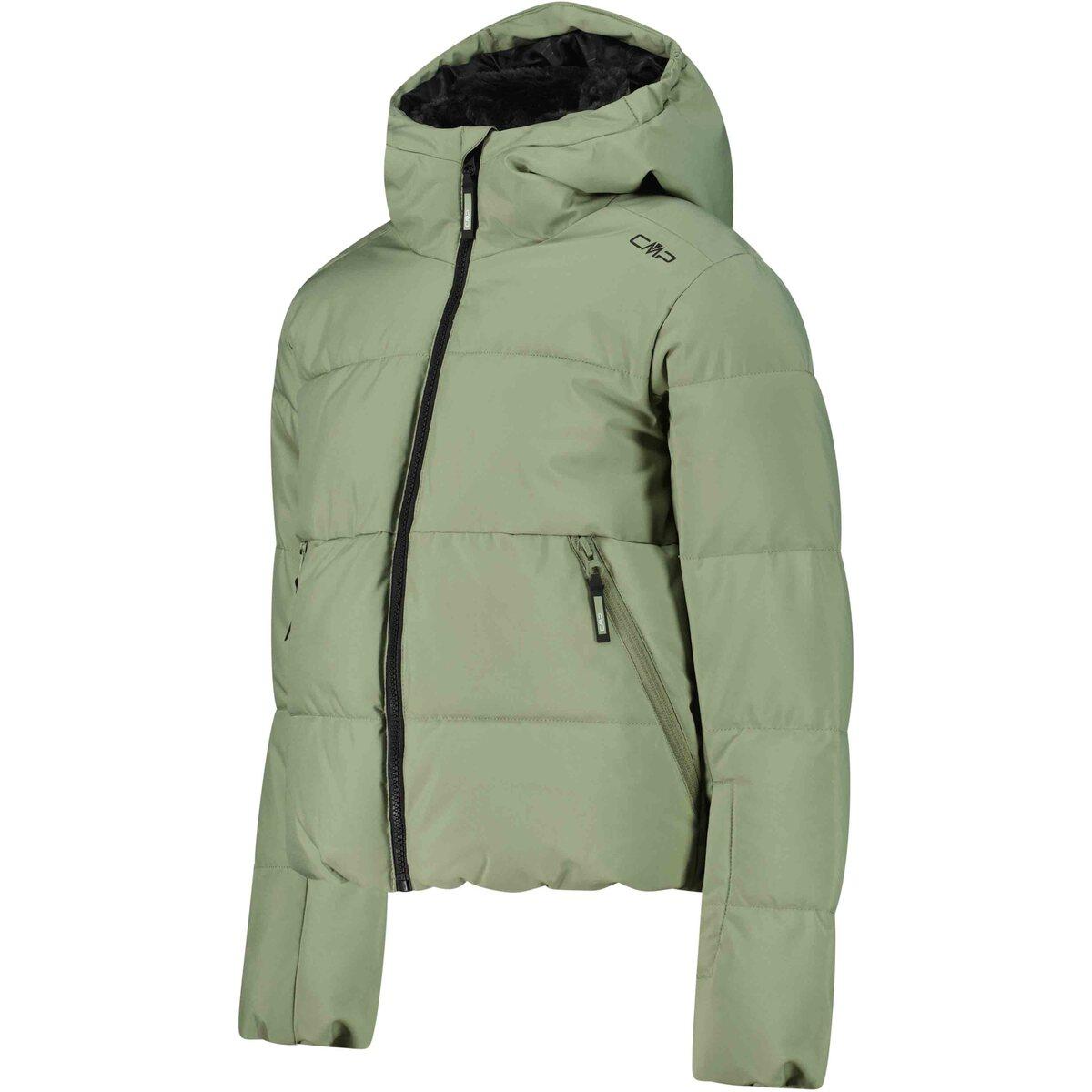 CMP Fixed Hood Skijakke Barn Green Tea