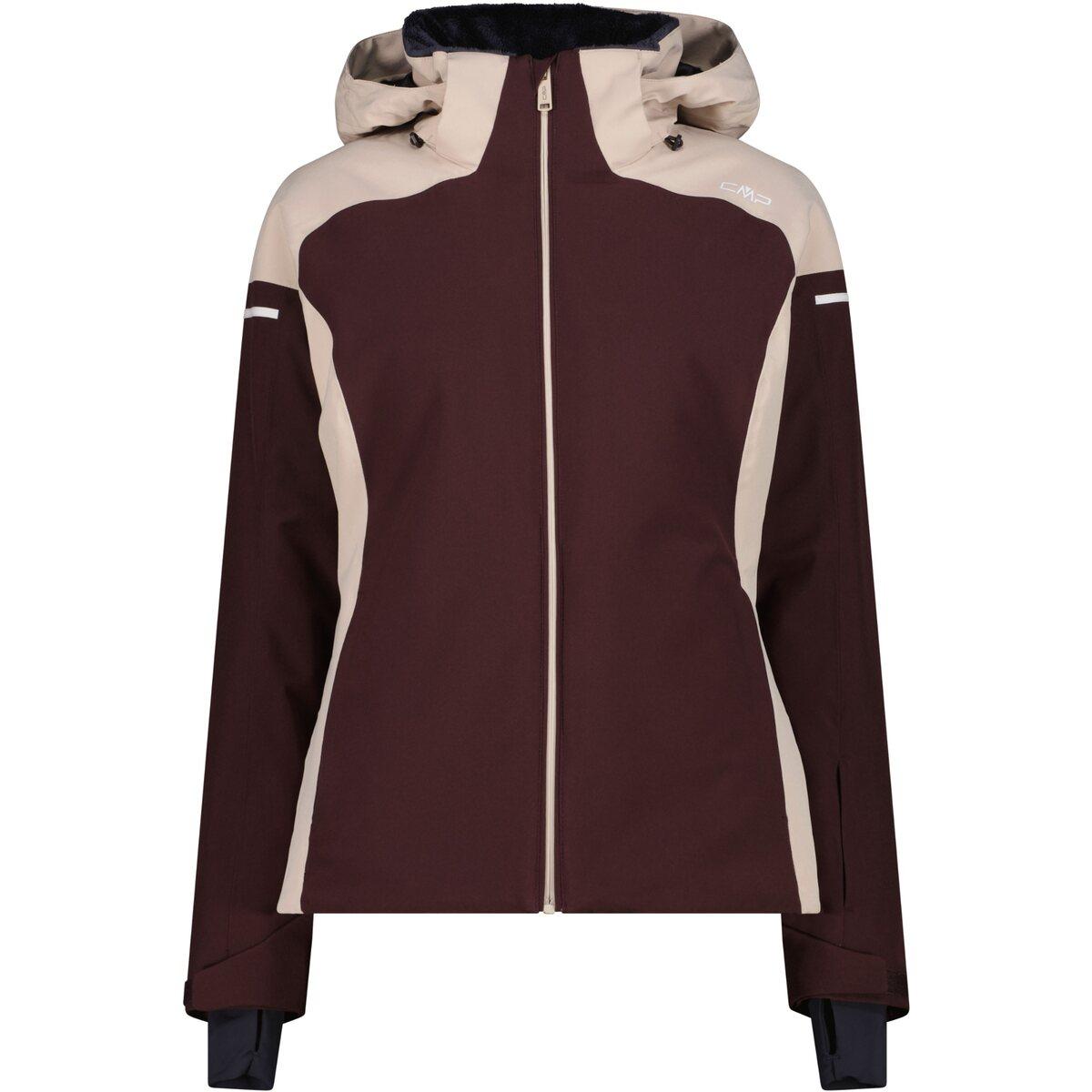 CMP Zip Hood Skijakke Dame Black Berry