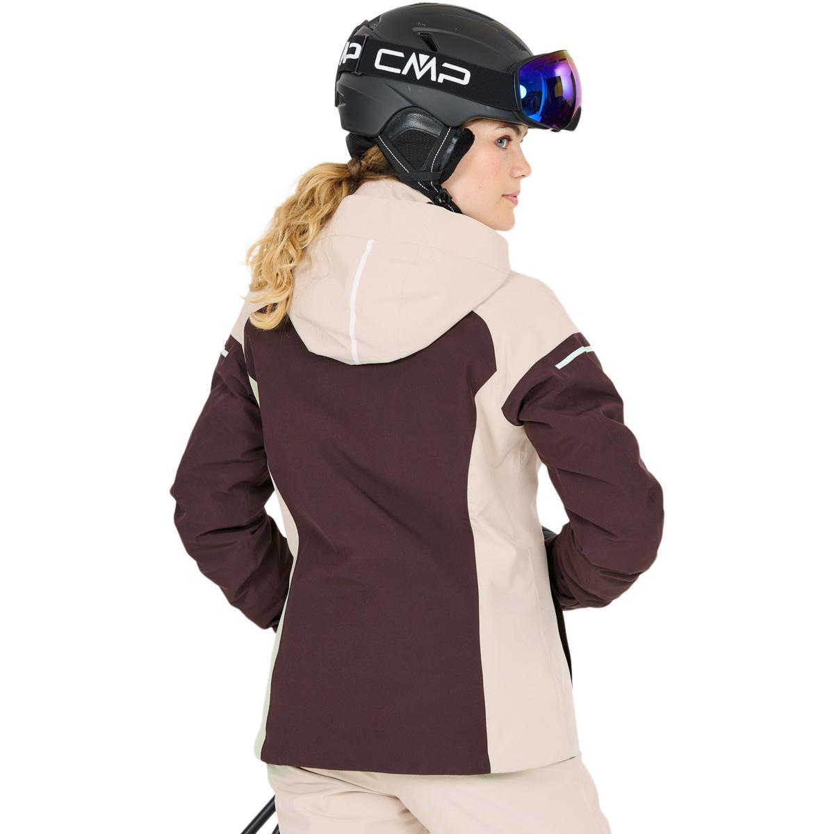 CMP Zip Hood Skijakke Dame Black Berry