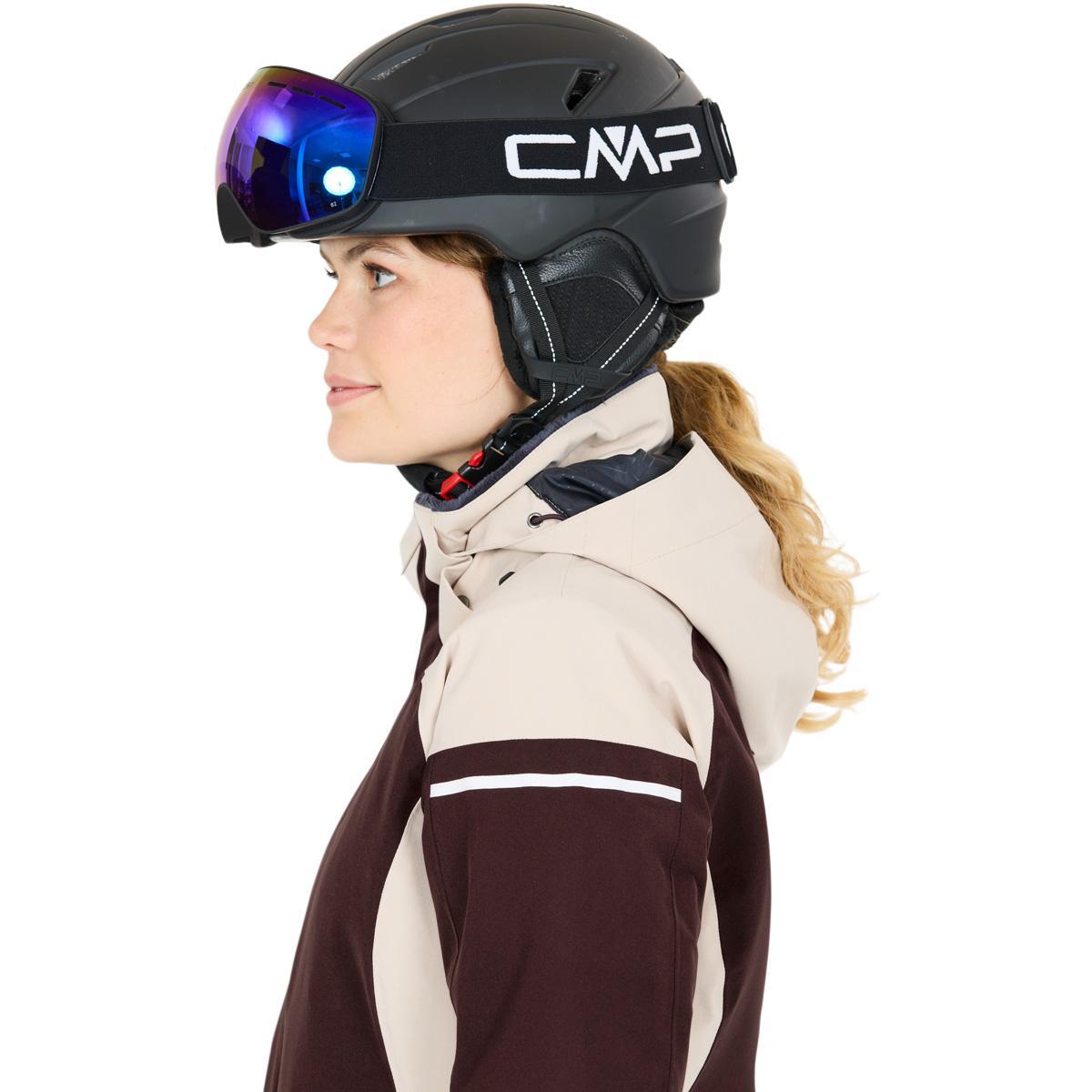 CMP Zip Hood Skijakke Dame Black Berry