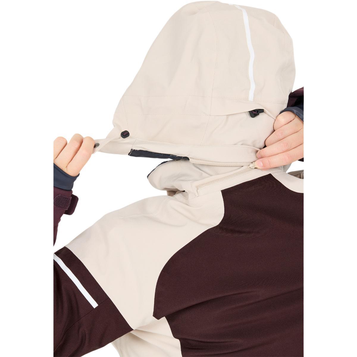 CMP Zip Hood Skijakke Dame Black Berry