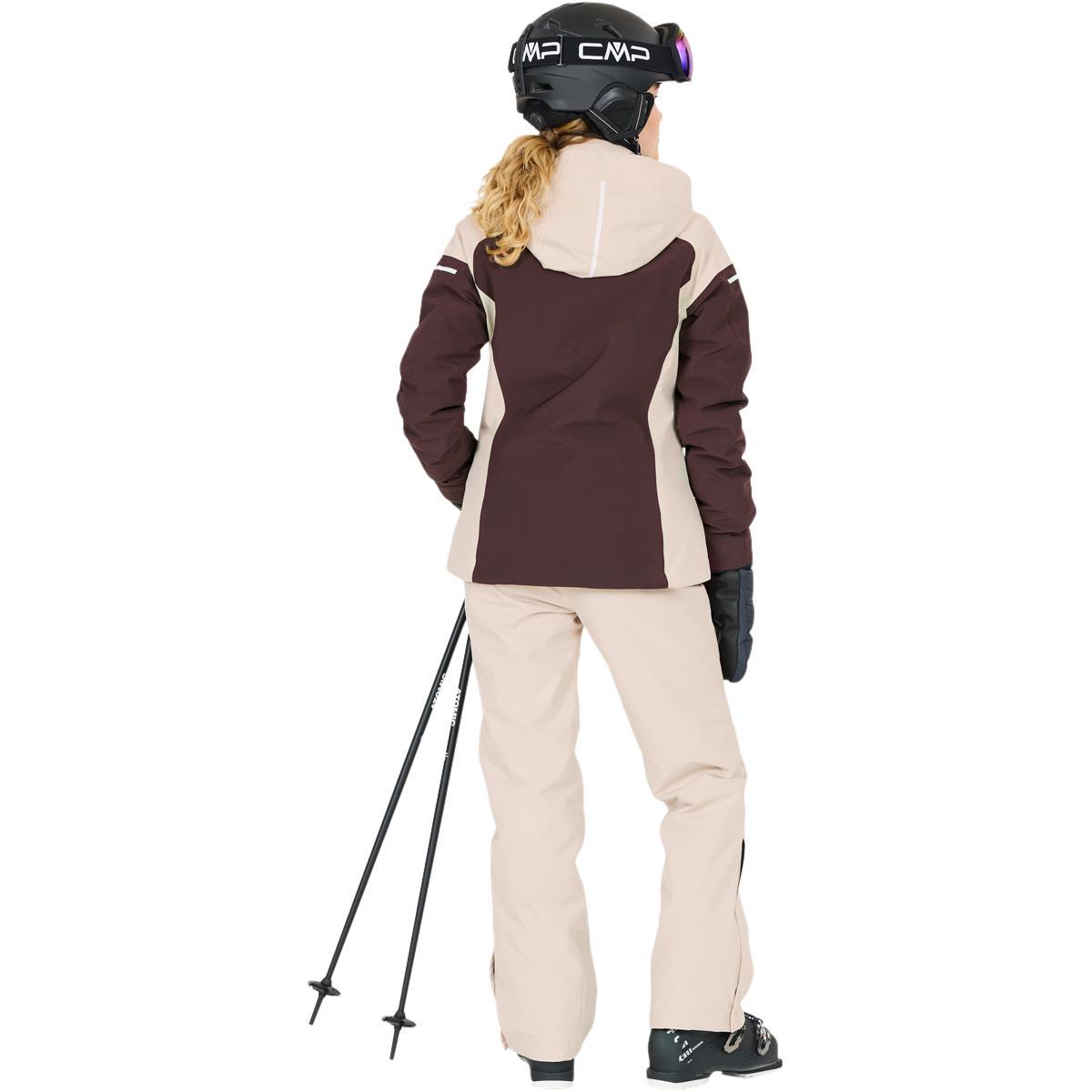 CMP Zip Hood Skijakke Dame Black Berry