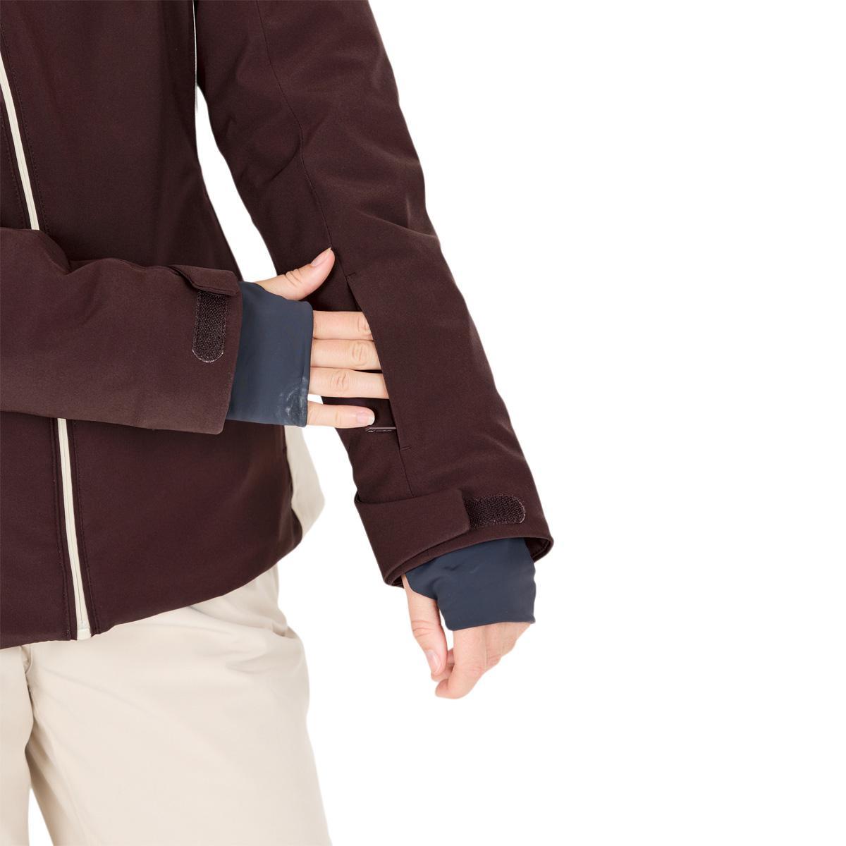 CMP Zip Hood Skijakke Dame Black Berry