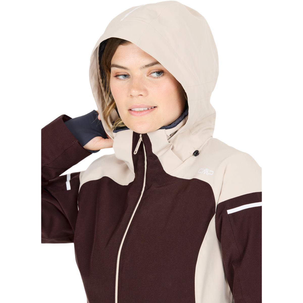 CMP Zip Hood Skijakke Dame Black Berry