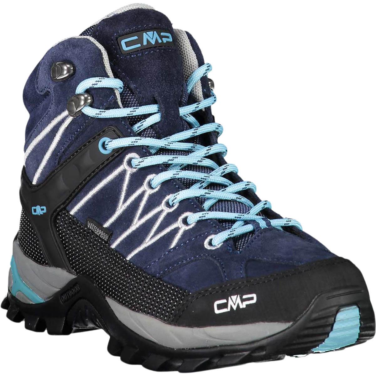 CMP Rigel Mid WP Vandrestøvler Dame Blue-Stone