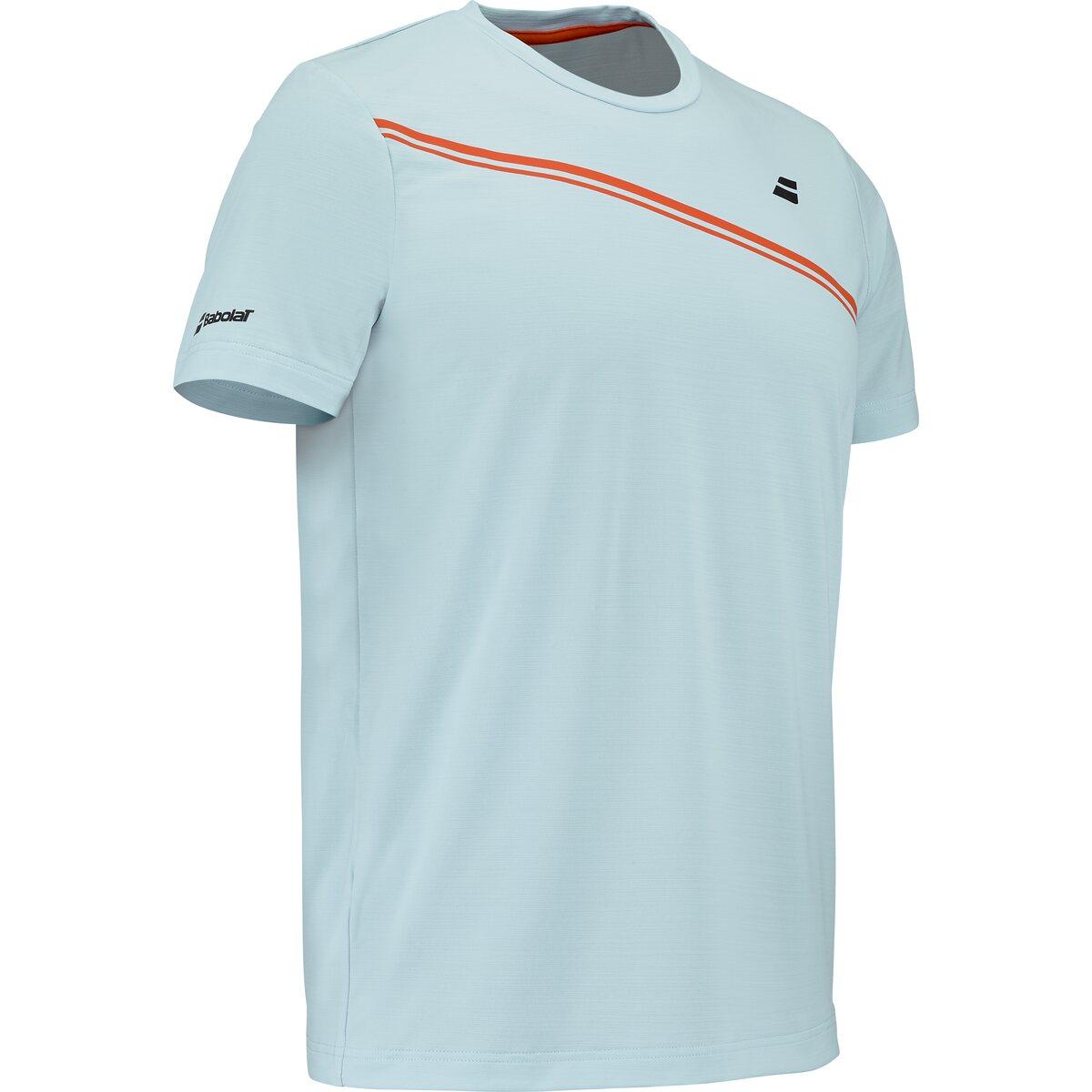 Babolat Play Crew Neck Padel T-shirt Herre Light Blue