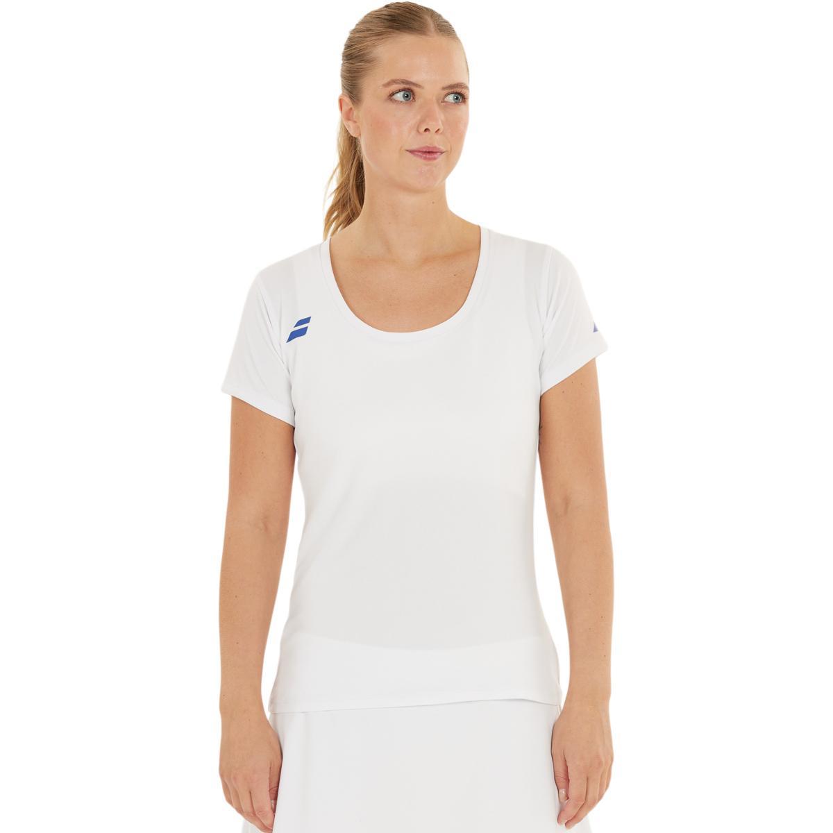 Babolat Play Tennis T-skjorte Dame White/White