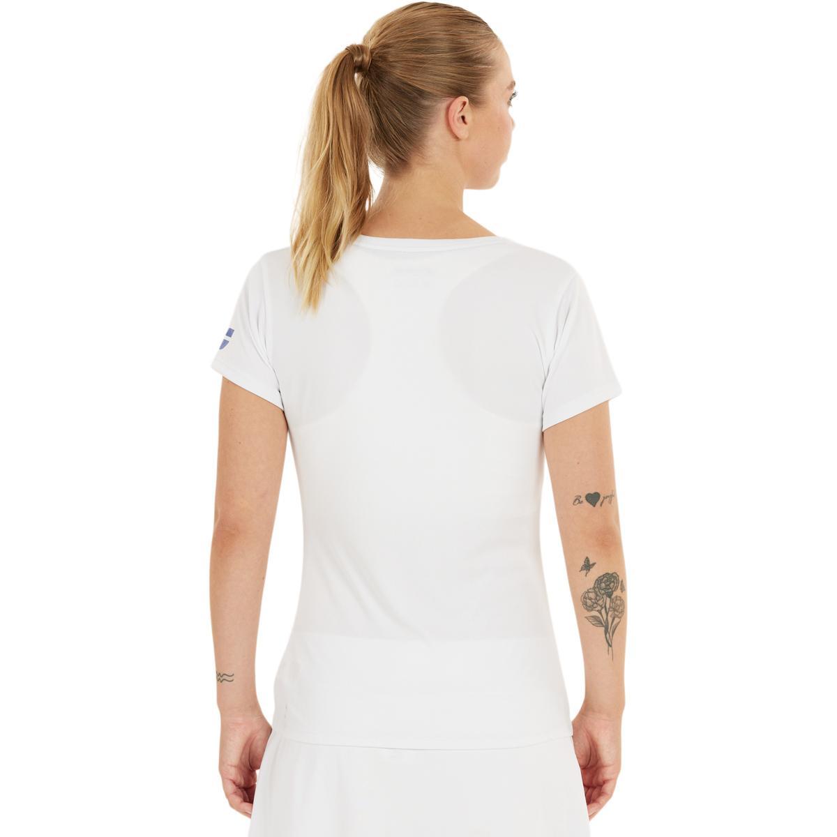 Babolat Play Tennis T-skjorte Dame White/White