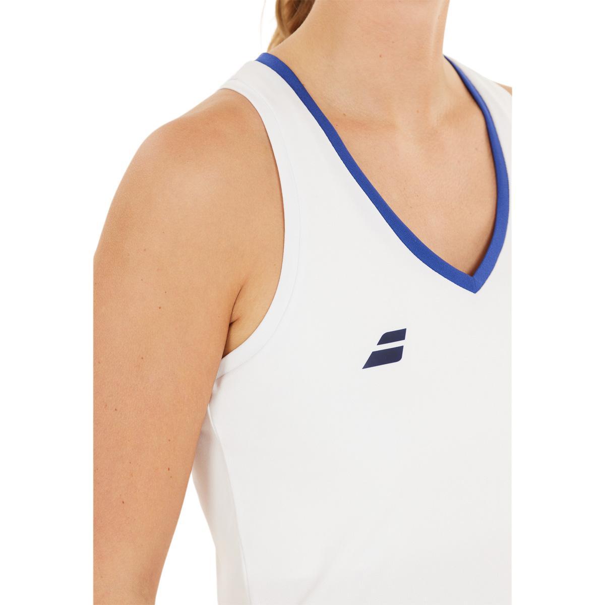 Babolat Play Padel Topp Dame White/White