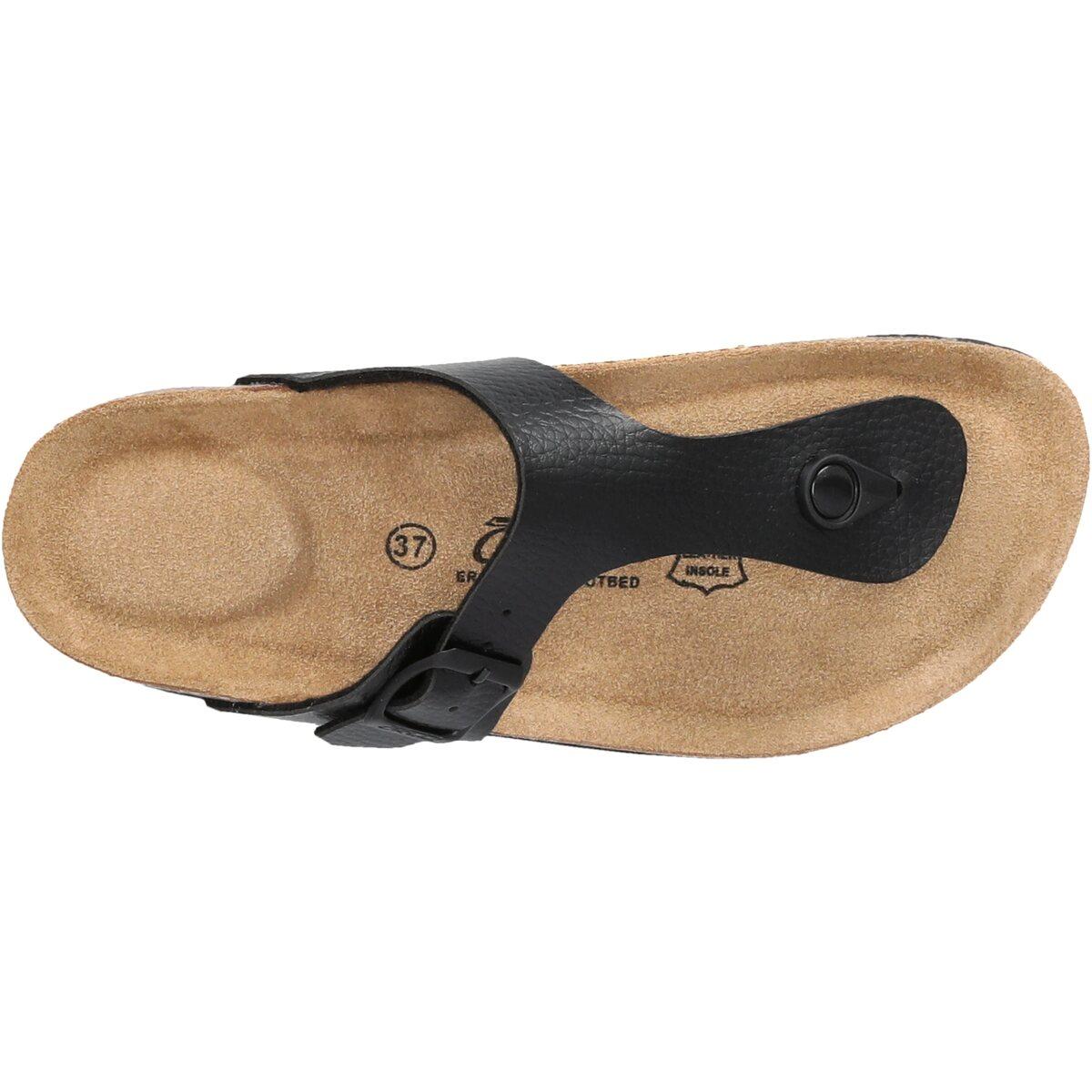 Cruz Barns Korksandaler Dame Black
