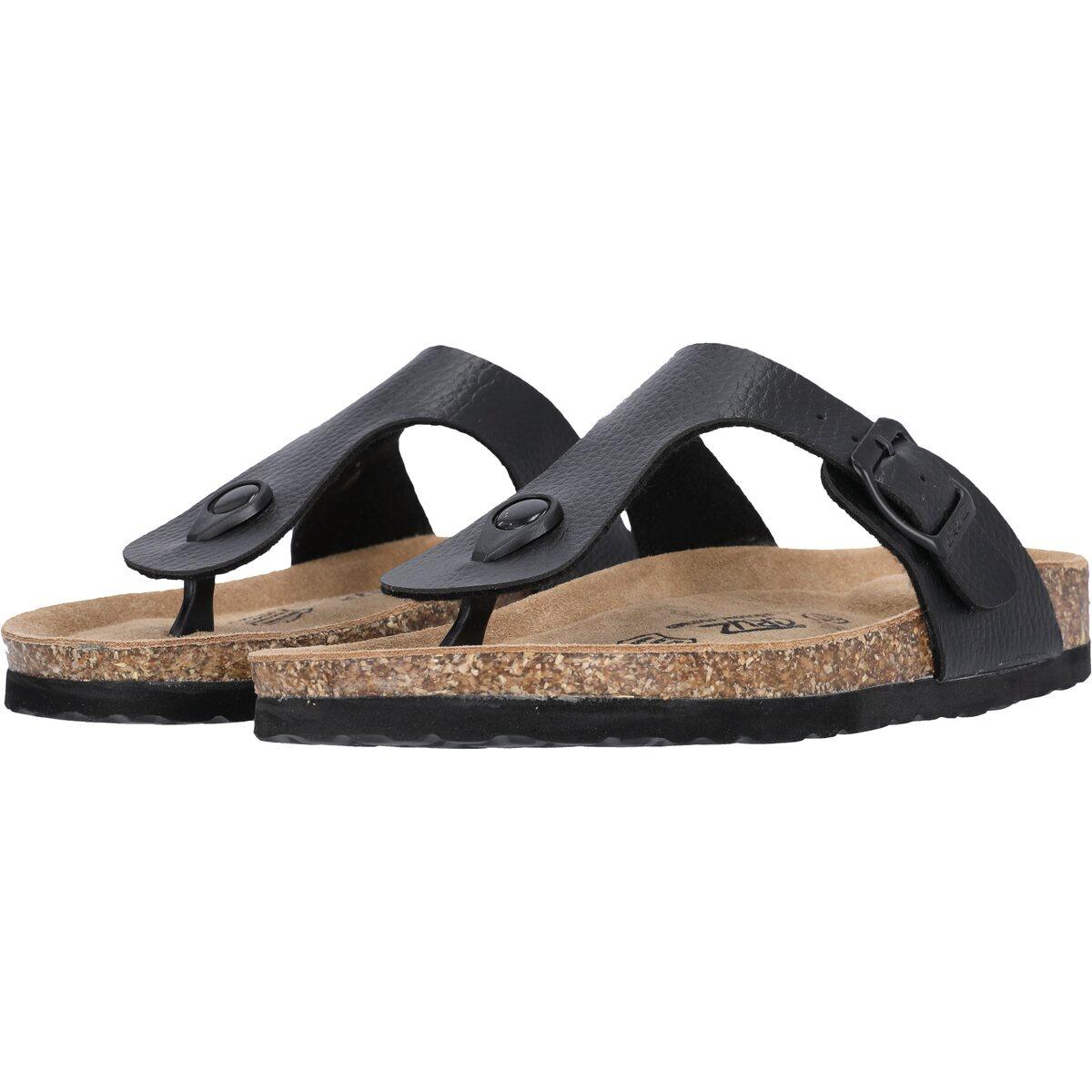 Cruz Barns Korksandaler Dame Black