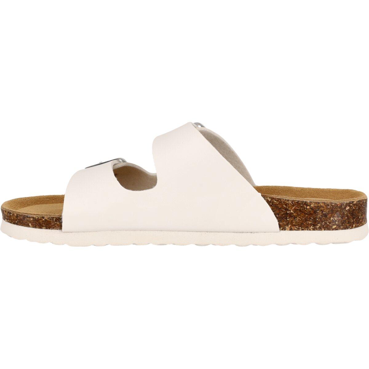 NOU Whitehill Korksandaler Dame White
