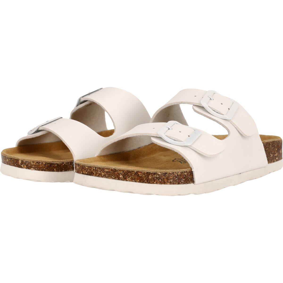 NOU Whitehill Korksandaler Dame White