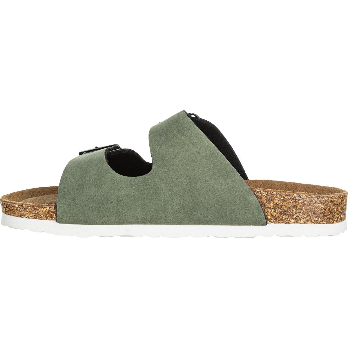 NOU Whitehill Korksandaler Dame Deep Lichen Green
