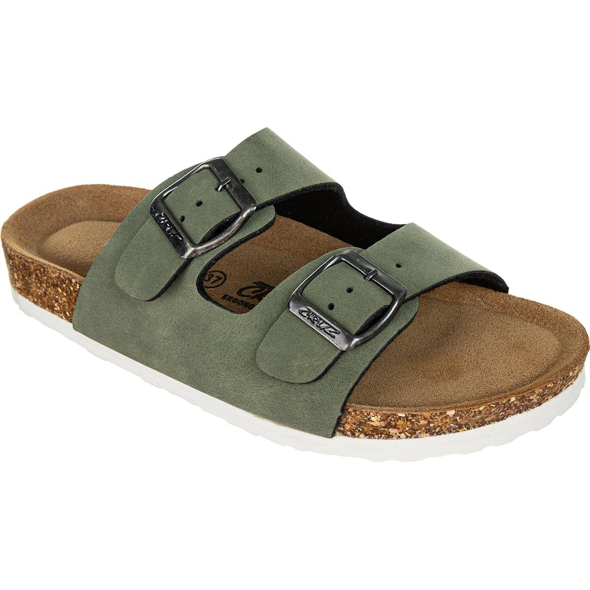 NOU Whitehill Korksandaler Dame Deep Lichen Green