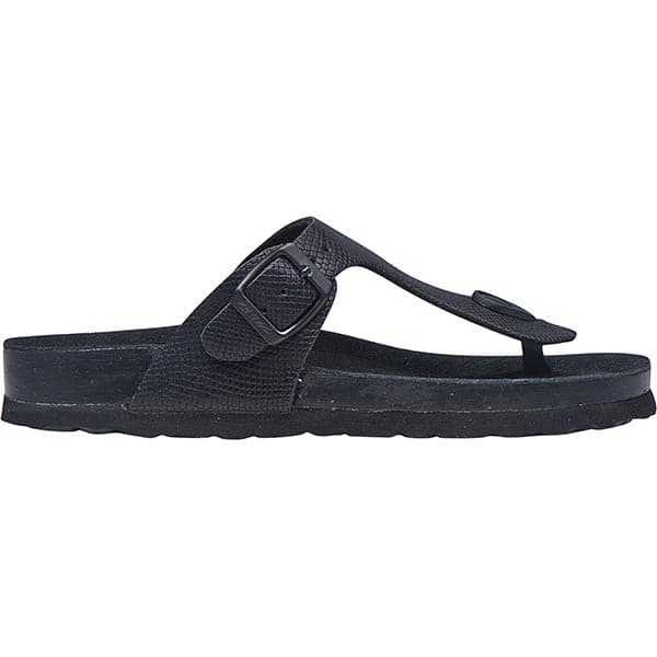 Cruz Jendral Korksandaler Dame Black