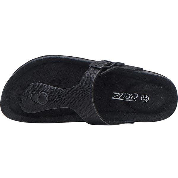 Cruz Jendral Korksandaler Dame Black