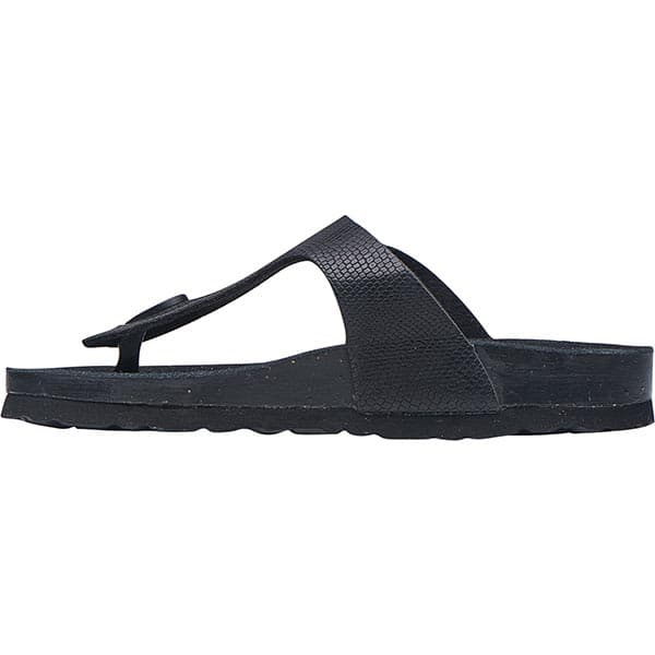 Cruz Jendral Korksandaler Dame Black