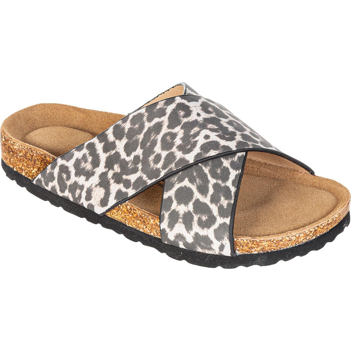 Cruz Musoni Korksandaler Dame Leopard