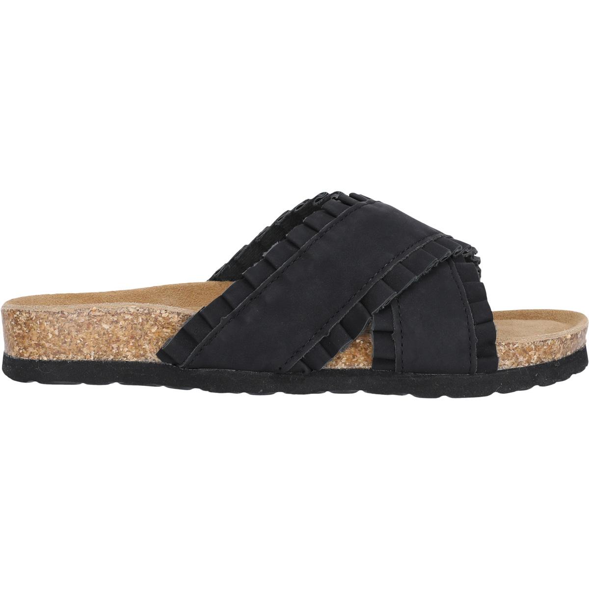 Cruz Rufalia Korksandaler Dame Black