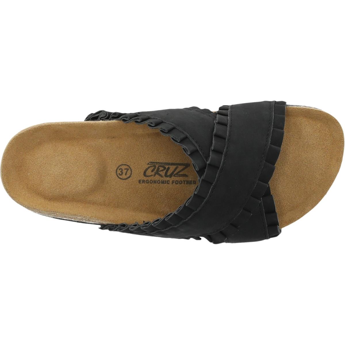 Cruz Rufalia Korksandaler Dame Black