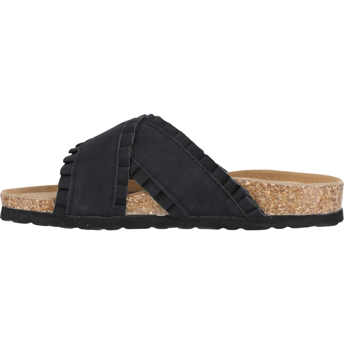 Cruz Rufalia Korksandaler Dame Black