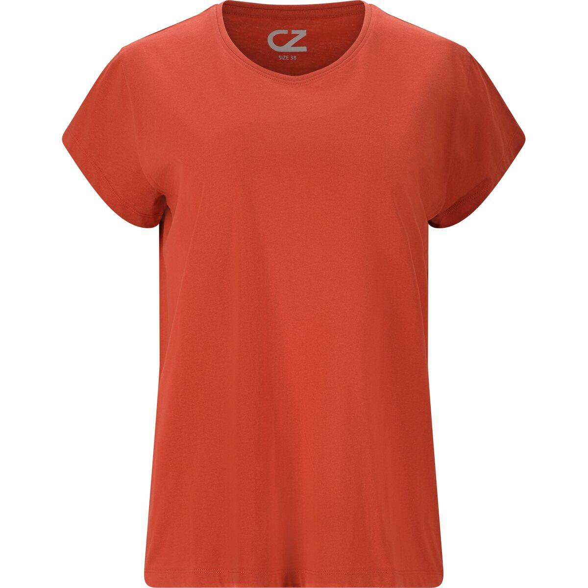 Cruz Highmore T-skjorte Dame Cinnabar