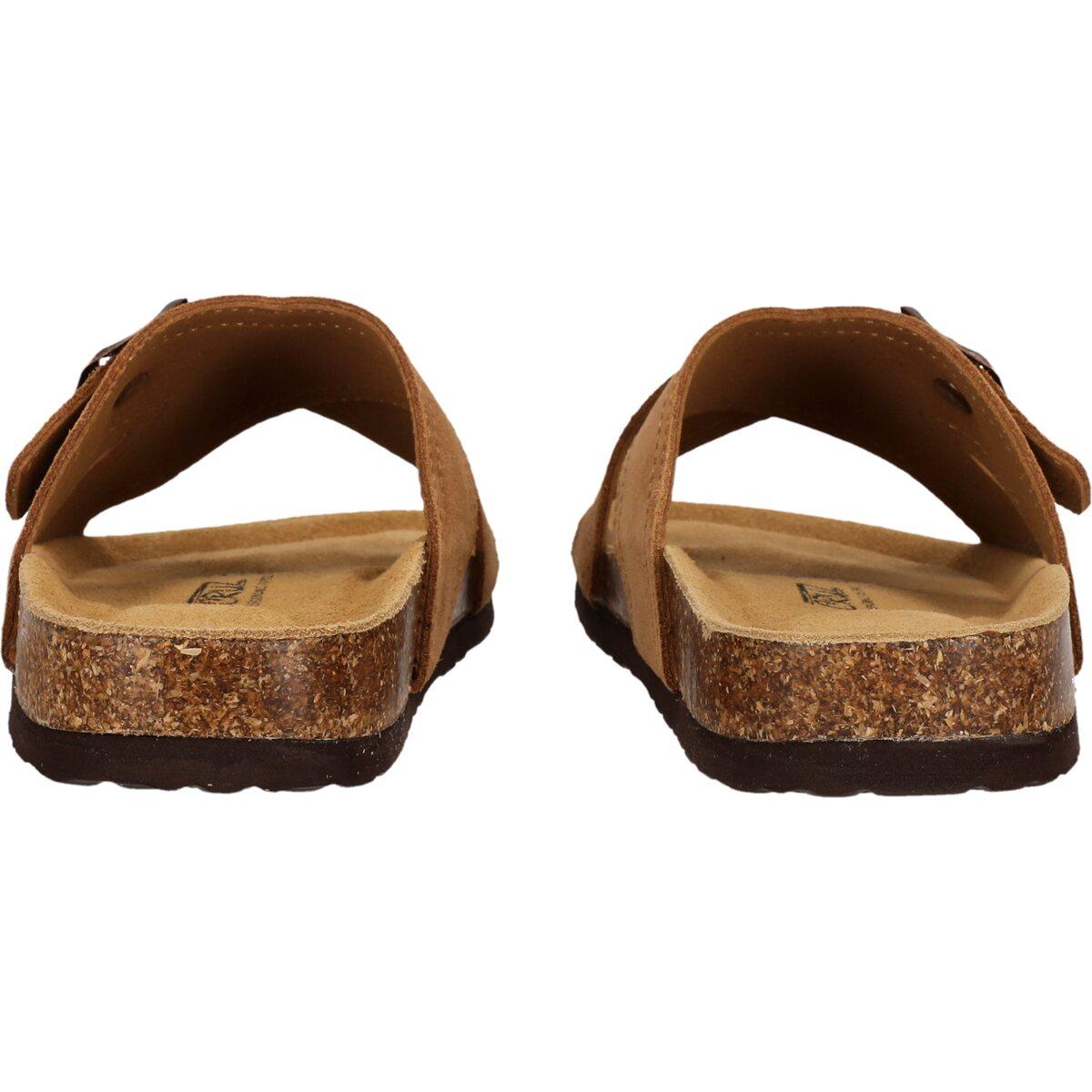 Cruz Tellian Leather Korksandaler Dame Toffee