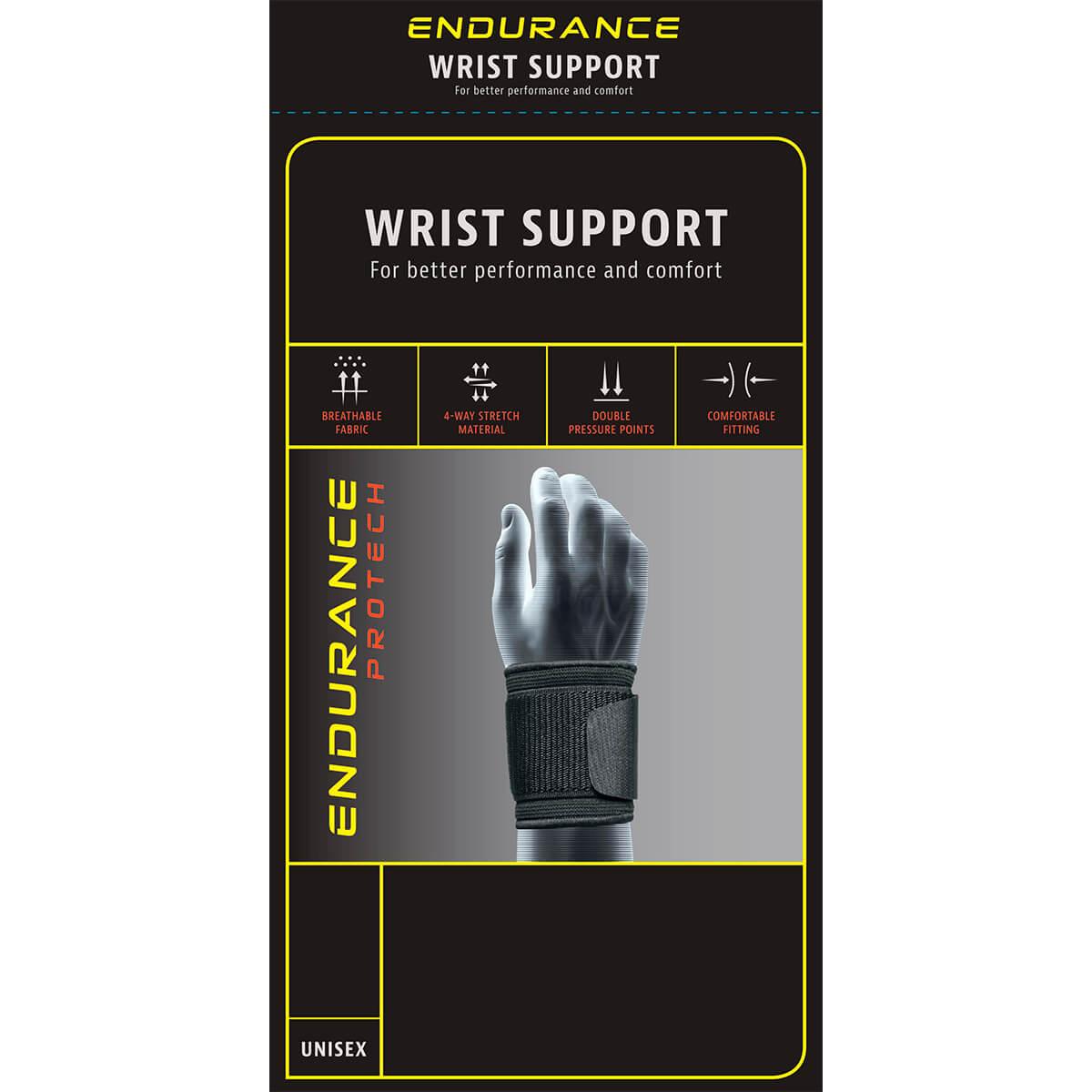 Endurance Protech Håndledsstøtte Black