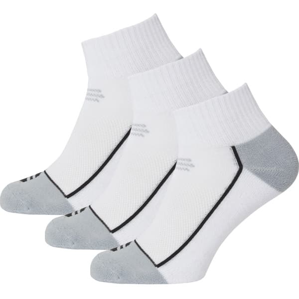 Endurance Avery Quarter 3-Pack Korte Treningssokker white